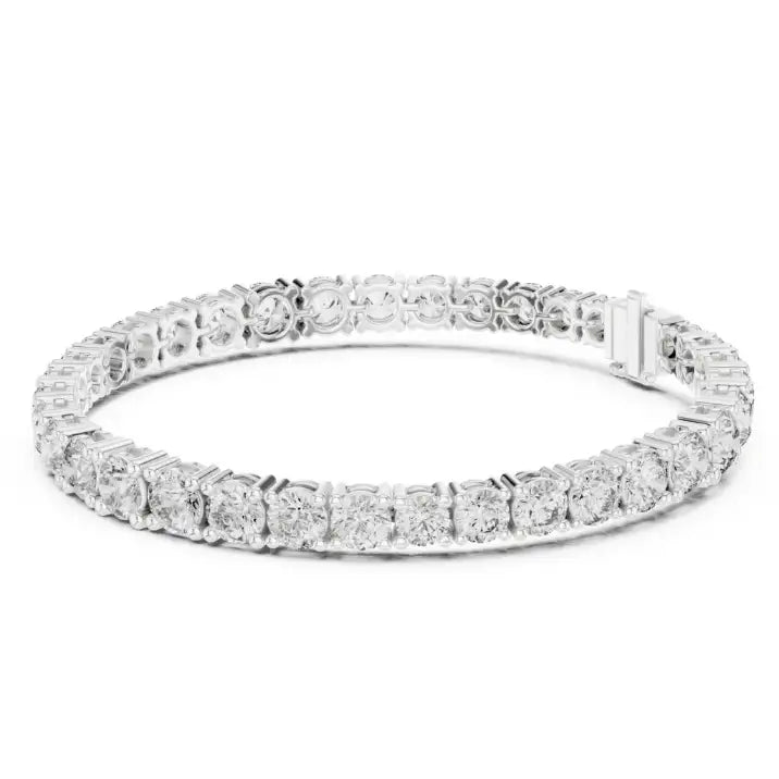 silver Premium Diamond Tennis Bracelet