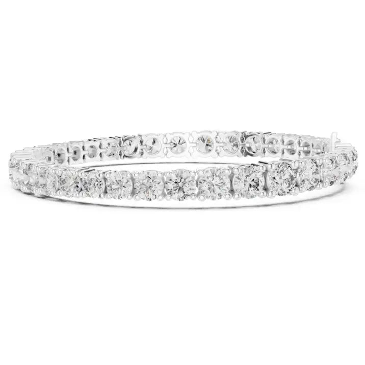 silver Premium Diamond Tennis Bracelet