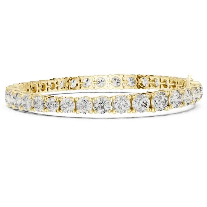 silver Premium Diamond Tennis Bracelet