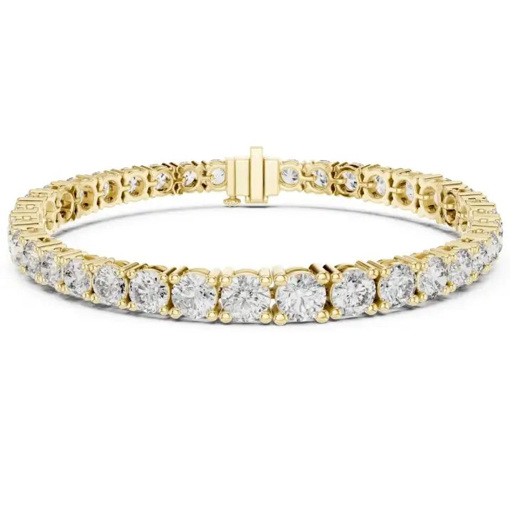 silver Premium Diamond Tennis Bracelet