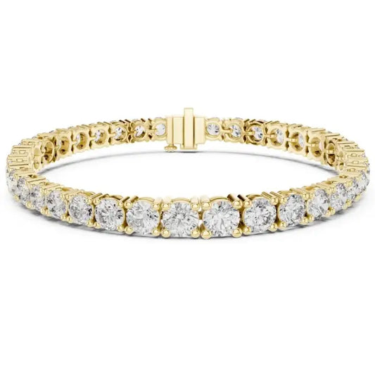 silver Premium Diamond Tennis Bracelet