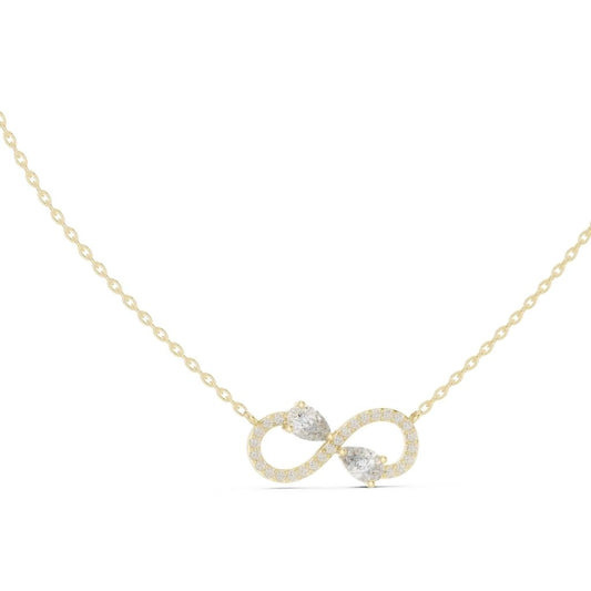 silver Infinity Sparkle Pendant