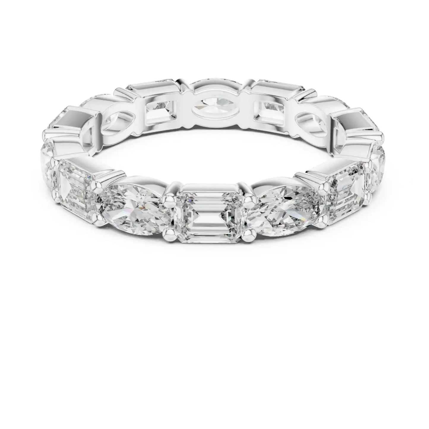 silver Radiant Love Band
