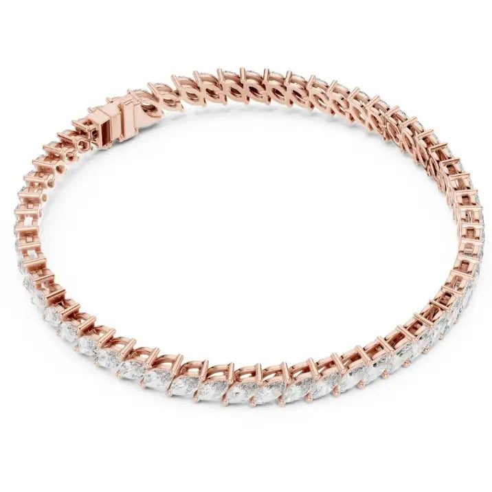 silver Marquise Spark Bracelet