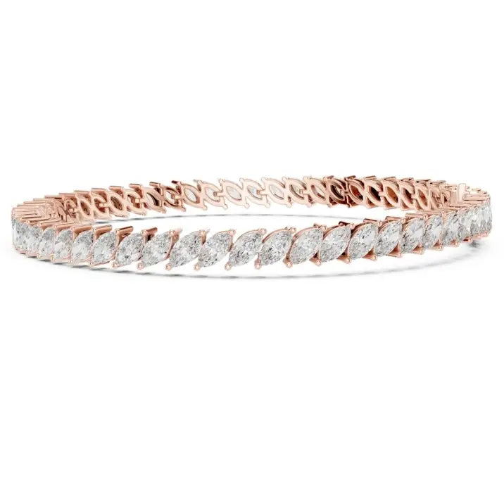 silver Marquise Spark Bracelet