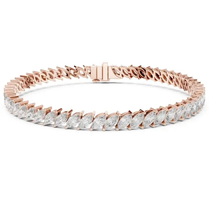 silver Marquise Spark Bracelet