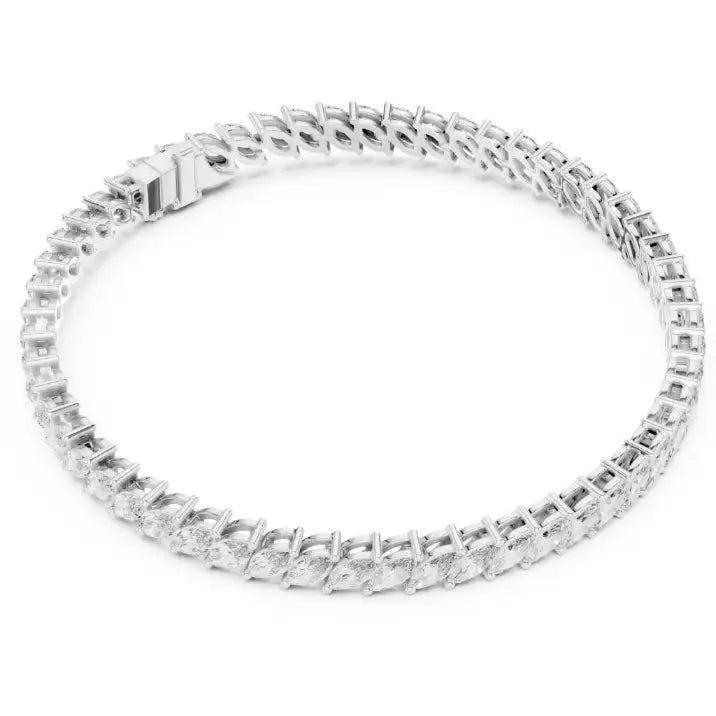 silver Marquise Spark Bracelet