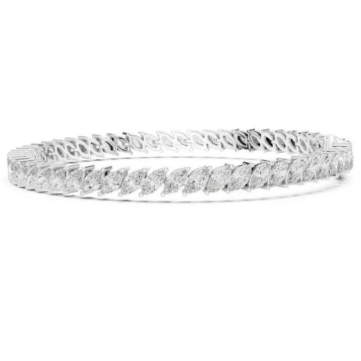 silver Marquise Spark Bracelet