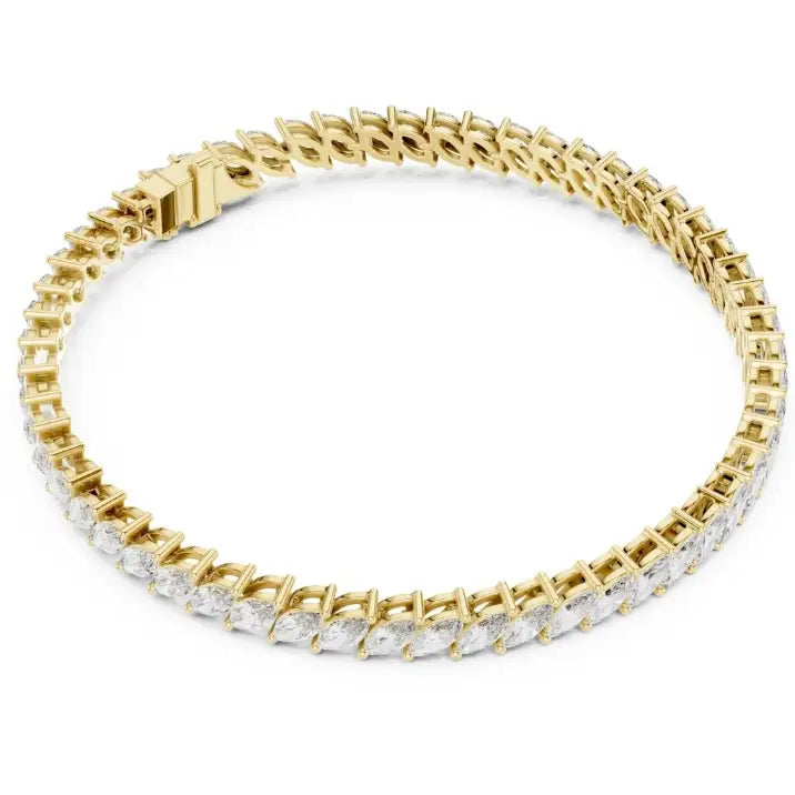 silver Marquise Spark Bracelet