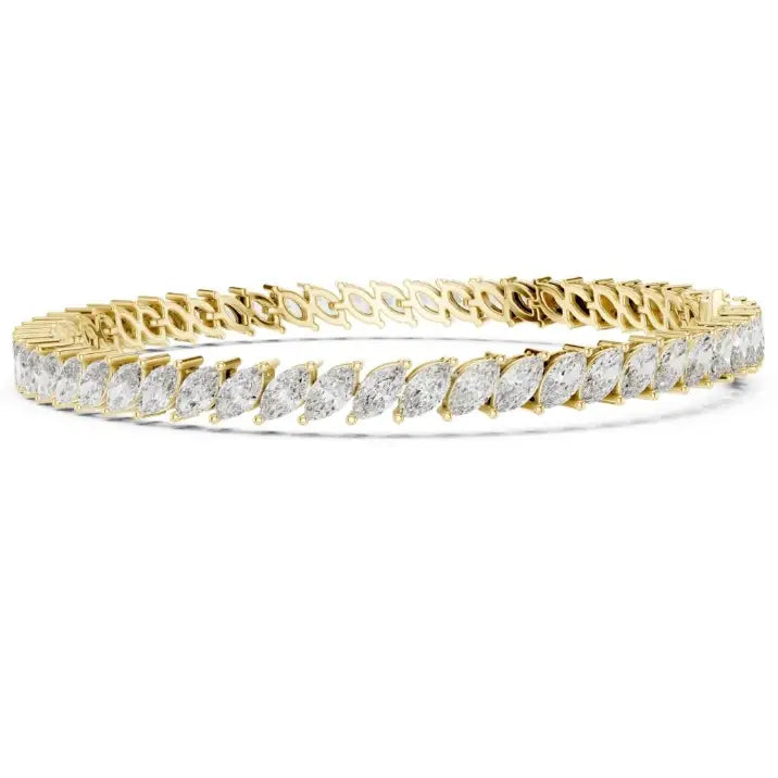 silver Marquise Spark Bracelet
