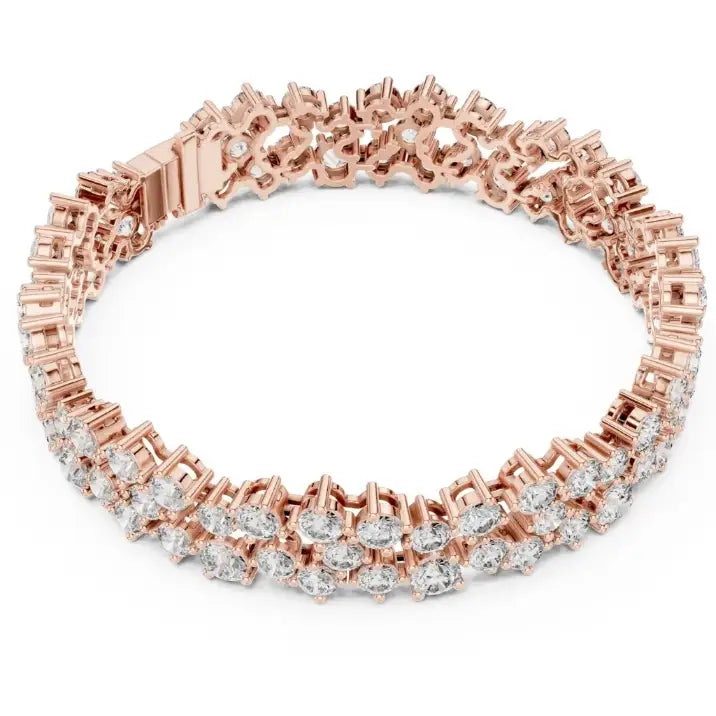 silver Premium Diamond Line Bracelet