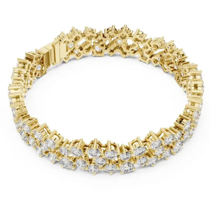 silver Premium Diamond Line Bracelet