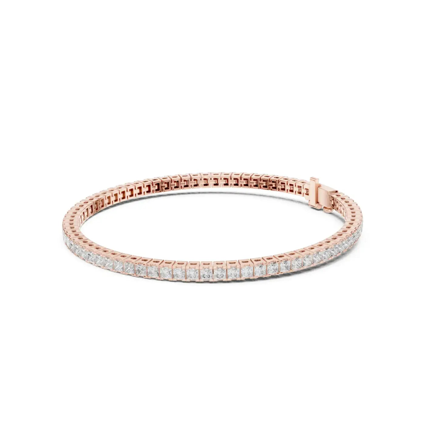 silver Diamond Glow Bracelet