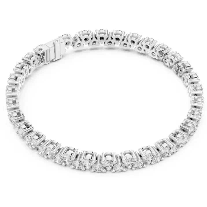 silver Rose Gold Sparkle Bracelet