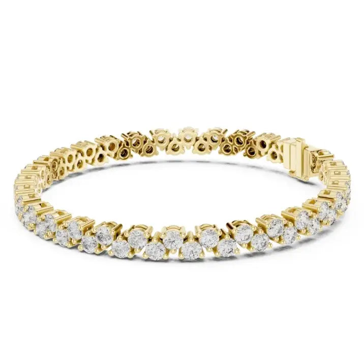 silver Rose Gold Sparkle Bracelet