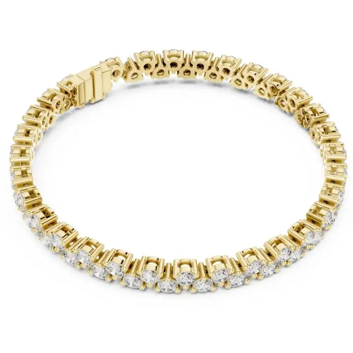 silver Rose Gold Sparkle Bracelet