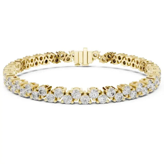 silver Rose Gold Sparkle Bracelet