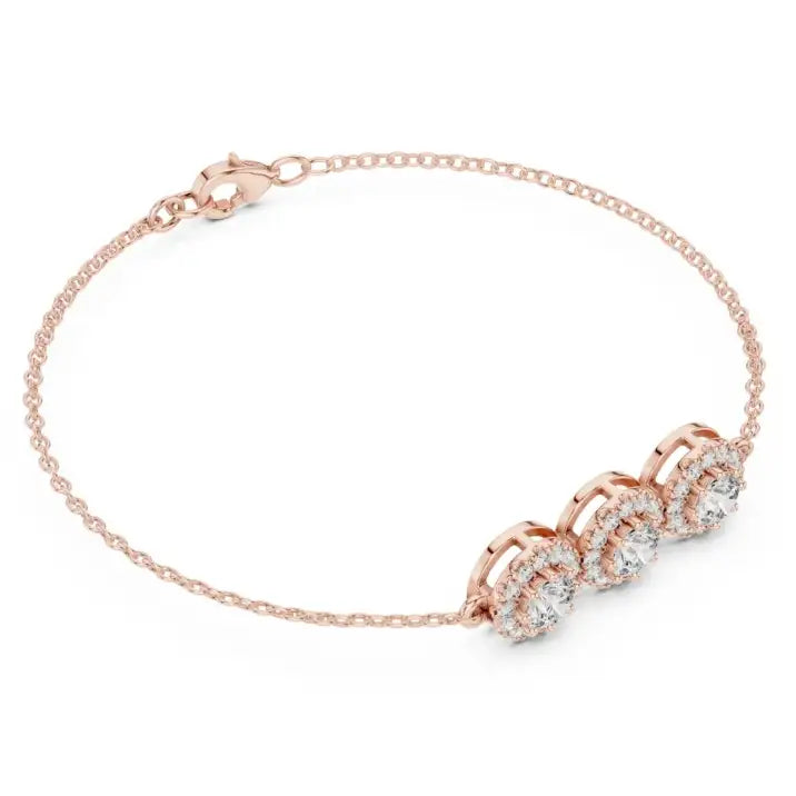silver Celeste Diamond Bracelet