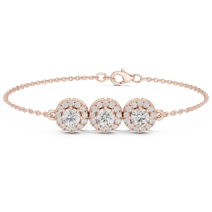 silver Celeste Diamond Bracelet