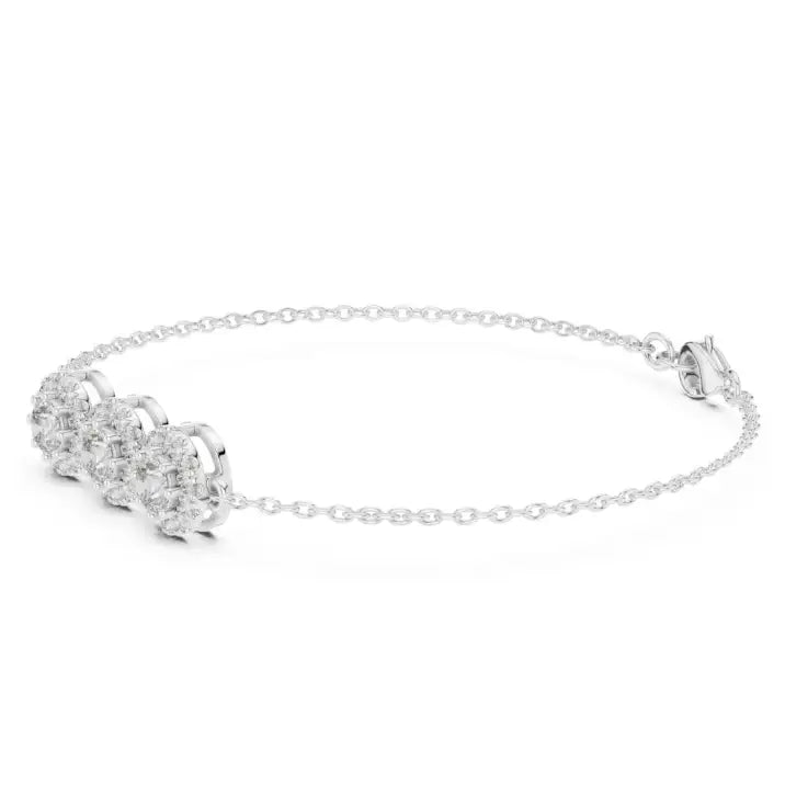 silver Celeste Diamond Bracelet