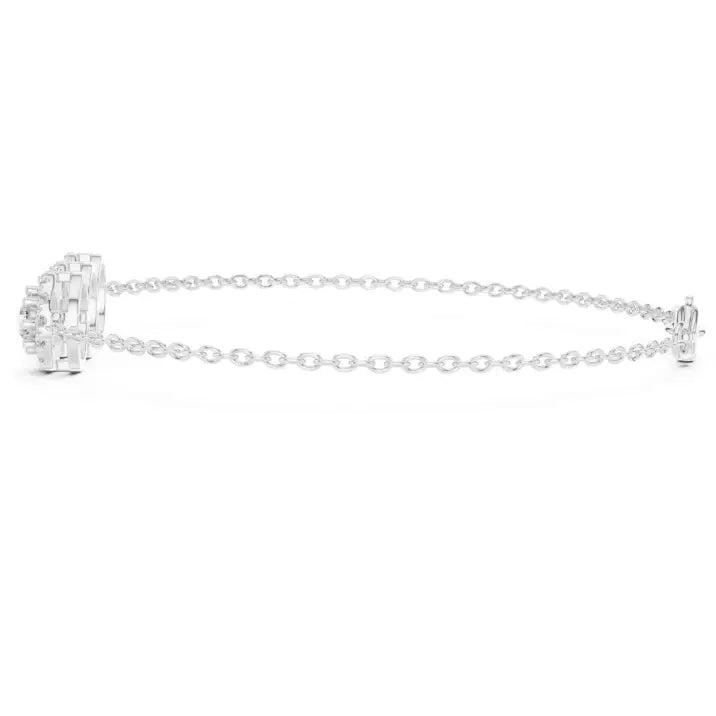 silver Celeste Diamond Bracelet