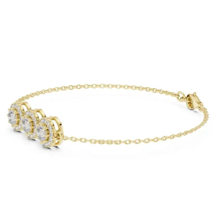 silver Celeste Diamond Bracelet