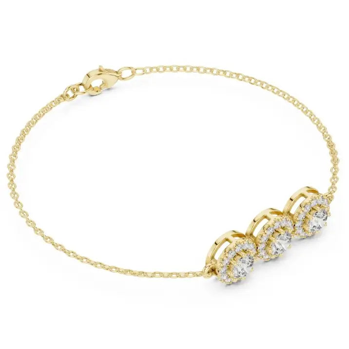 silver Celeste Diamond Bracelet