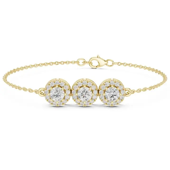 silver Celeste Diamond Bracelet