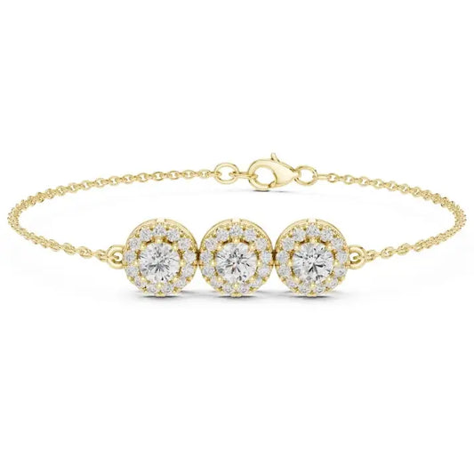 silver Celeste Diamond Bracelet
