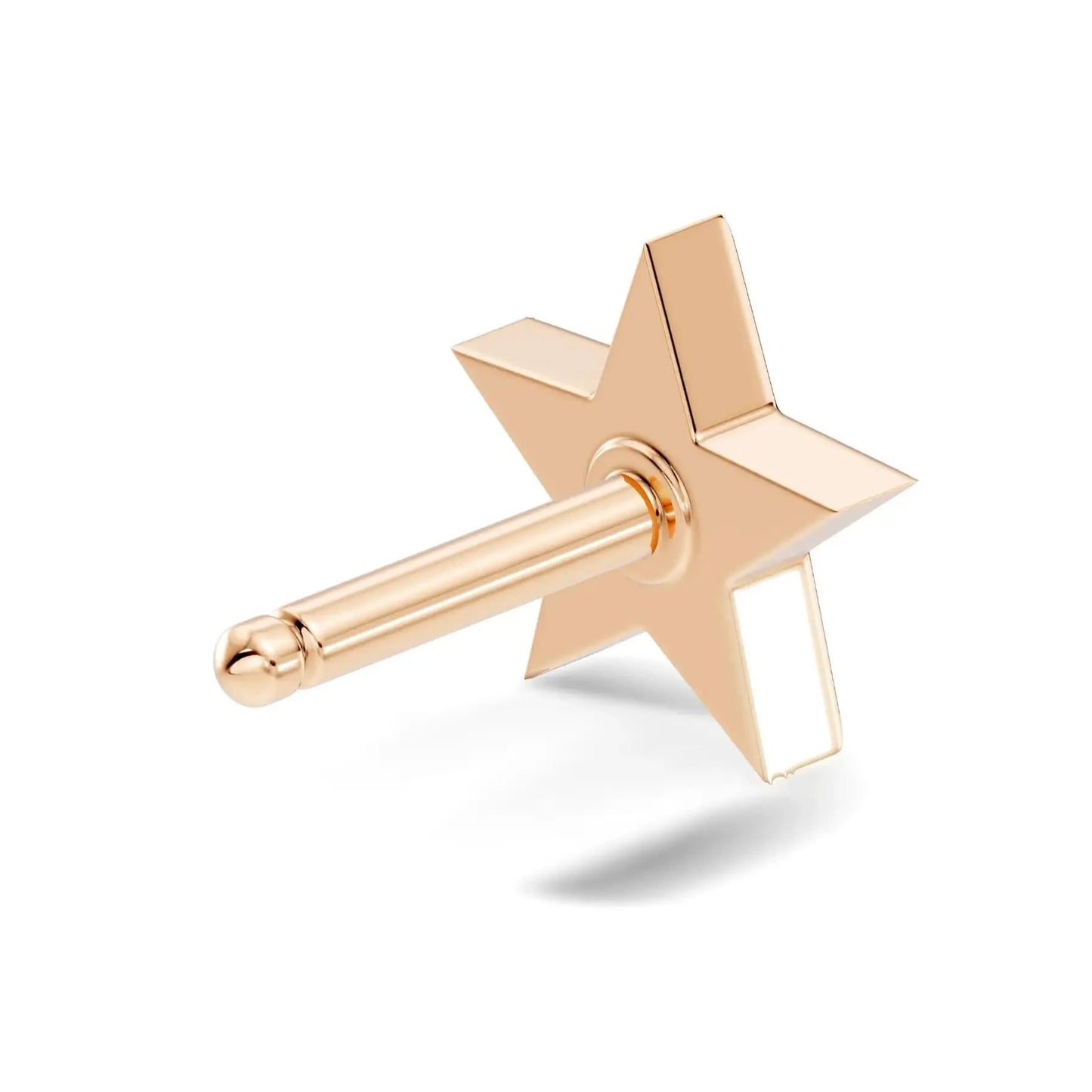 silver Twinkle Star Nose Pin