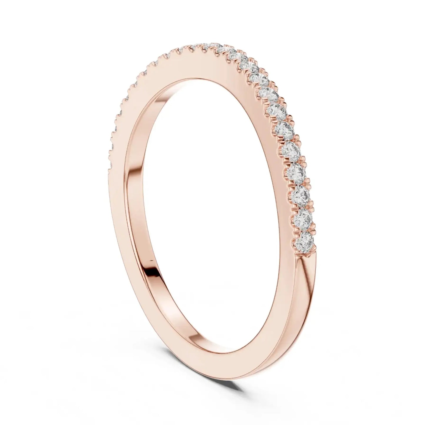 silver Diamond Gold Band