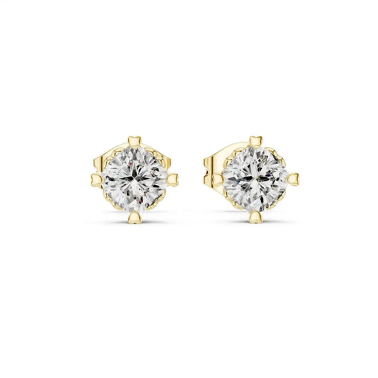 silver Pure Brilliance Stud Earrings