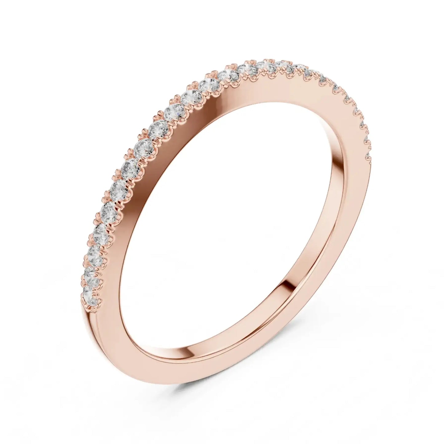 silver Diamond Gold Band
