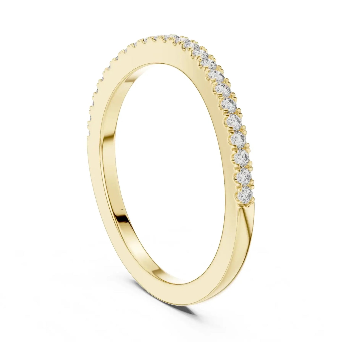 silver Diamond Gold Band
