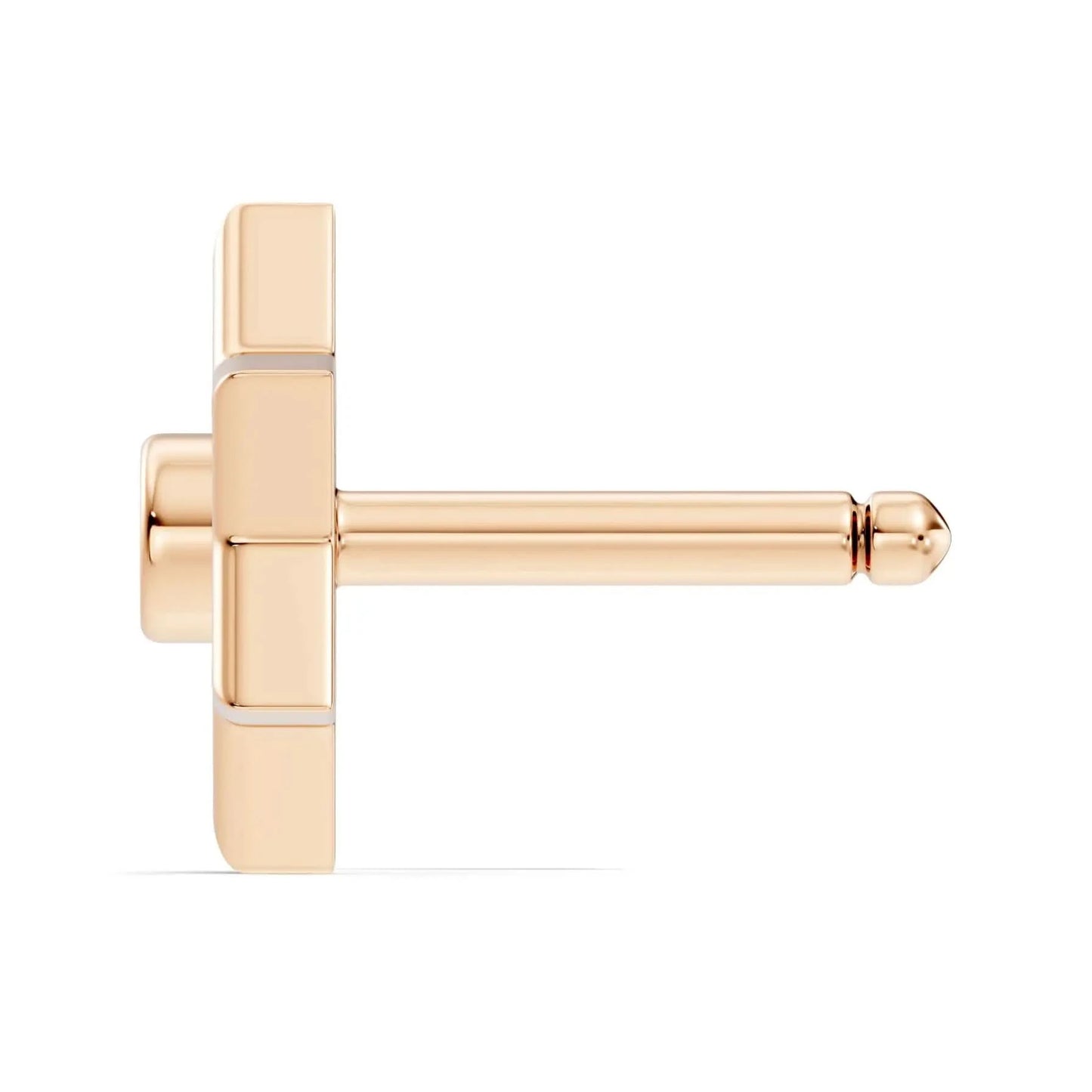 silver Diamond Star Nose Pin