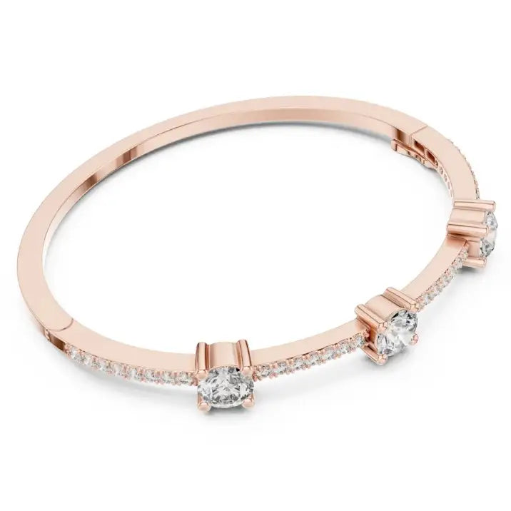 silver Trio Sparkle Diamond Bracelet