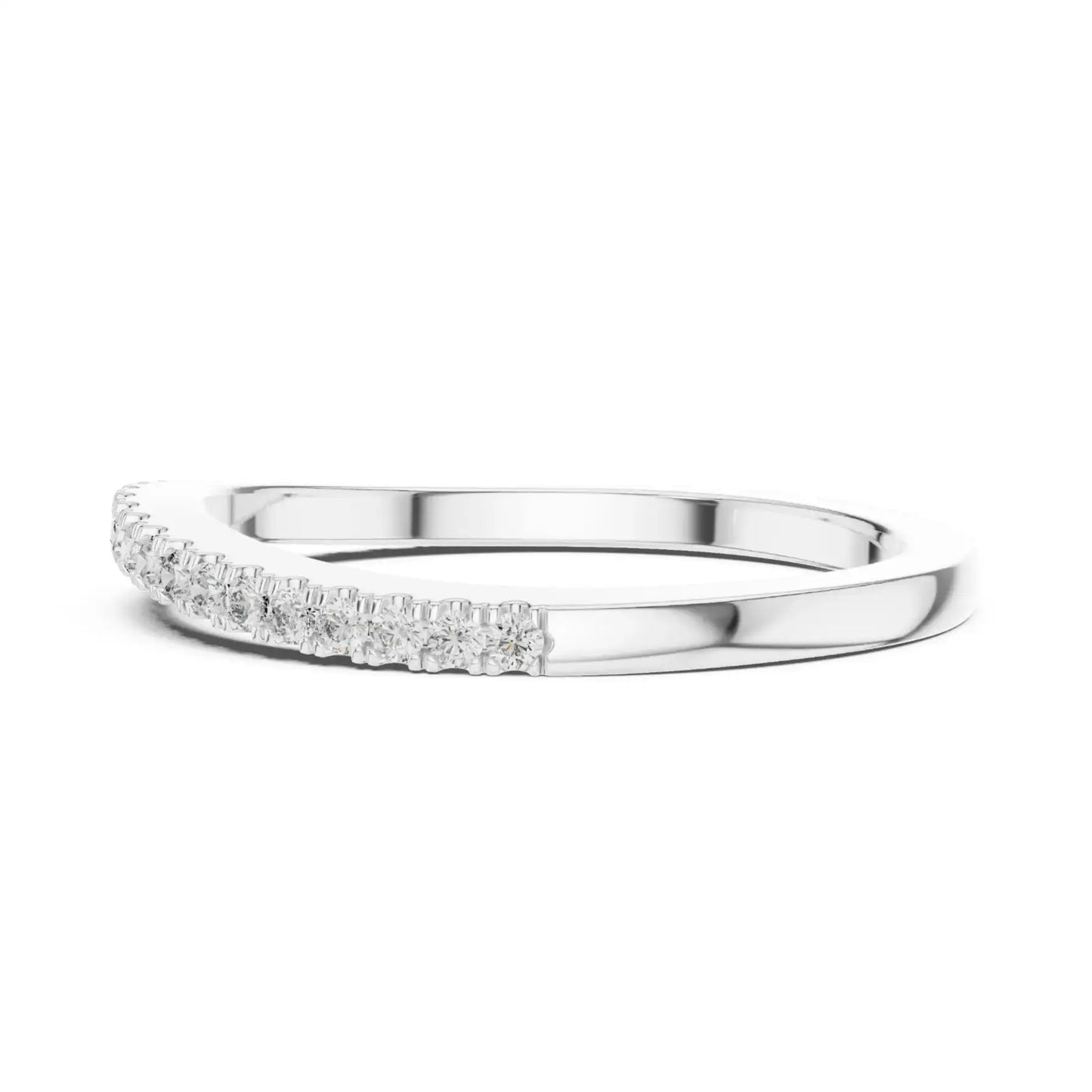 silver Diamond Gold Band