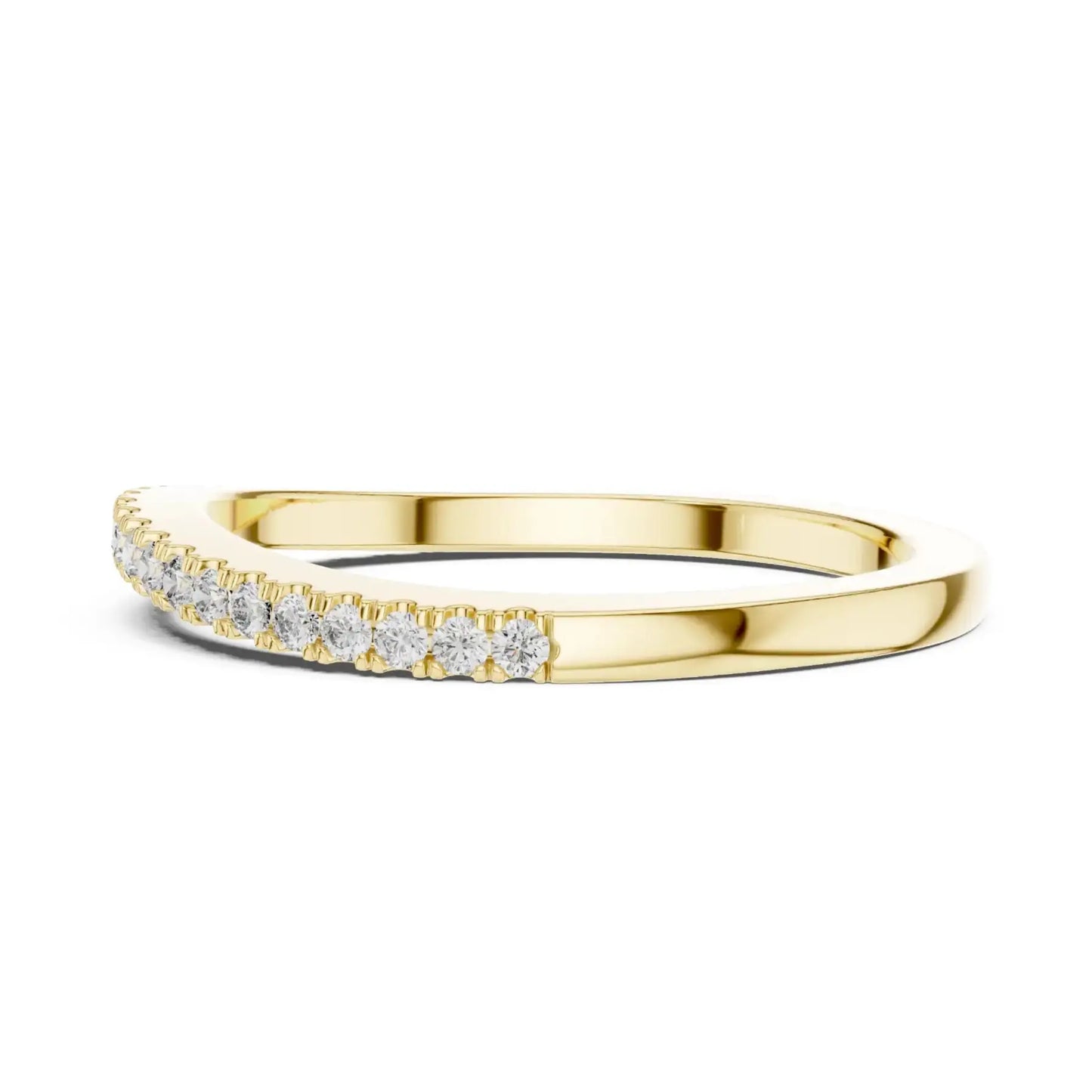 silver Diamond Gold Band