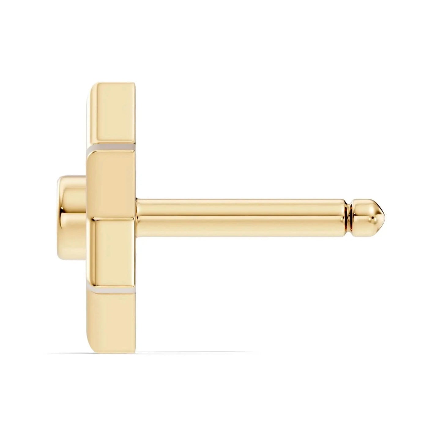 silver Diamond Star Nose Pin