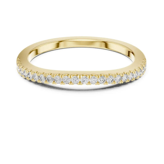 silver Diamond Gold Band