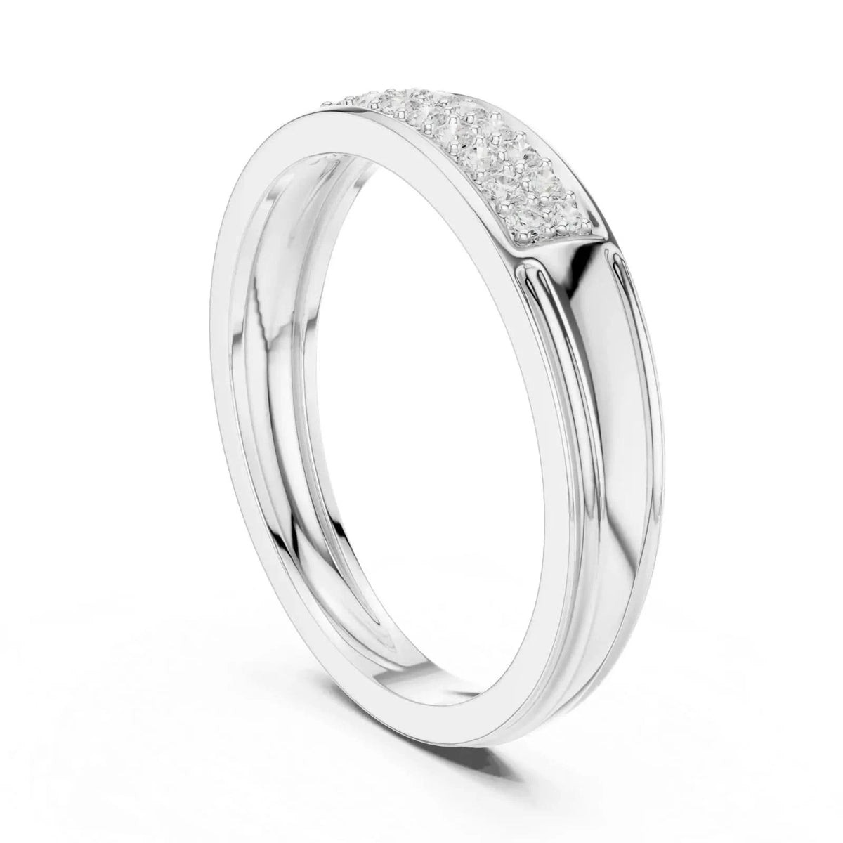 silver Luxe Curve Ring