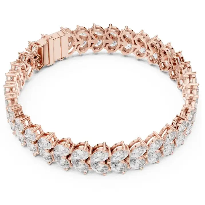 silver Royal Marquise Tennis Bracelet