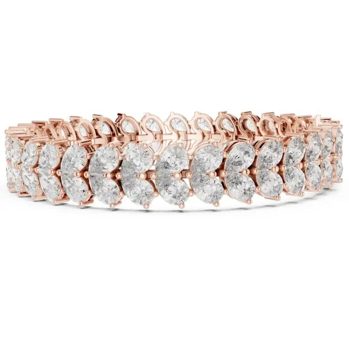 silver Royal Marquise Tennis Bracelet