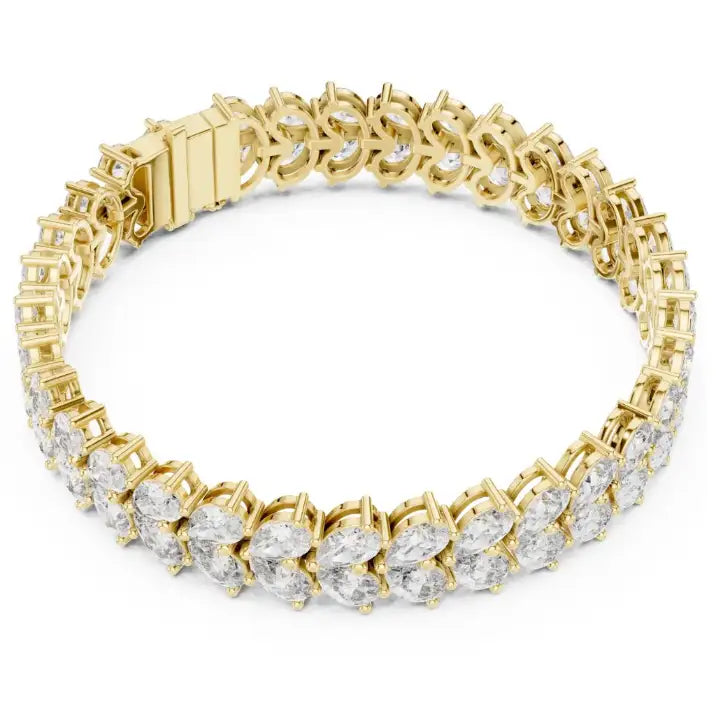 silver Royal Marquise Tennis Bracelet