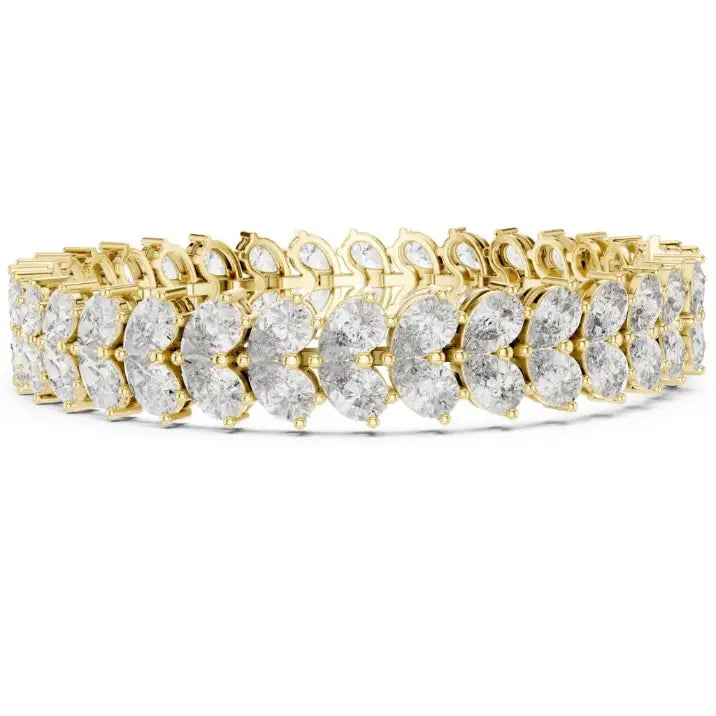 silver Royal Marquise Tennis Bracelet