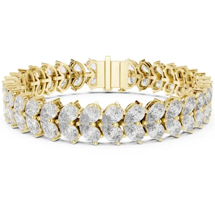silver Royal Marquise Tennis Bracelet