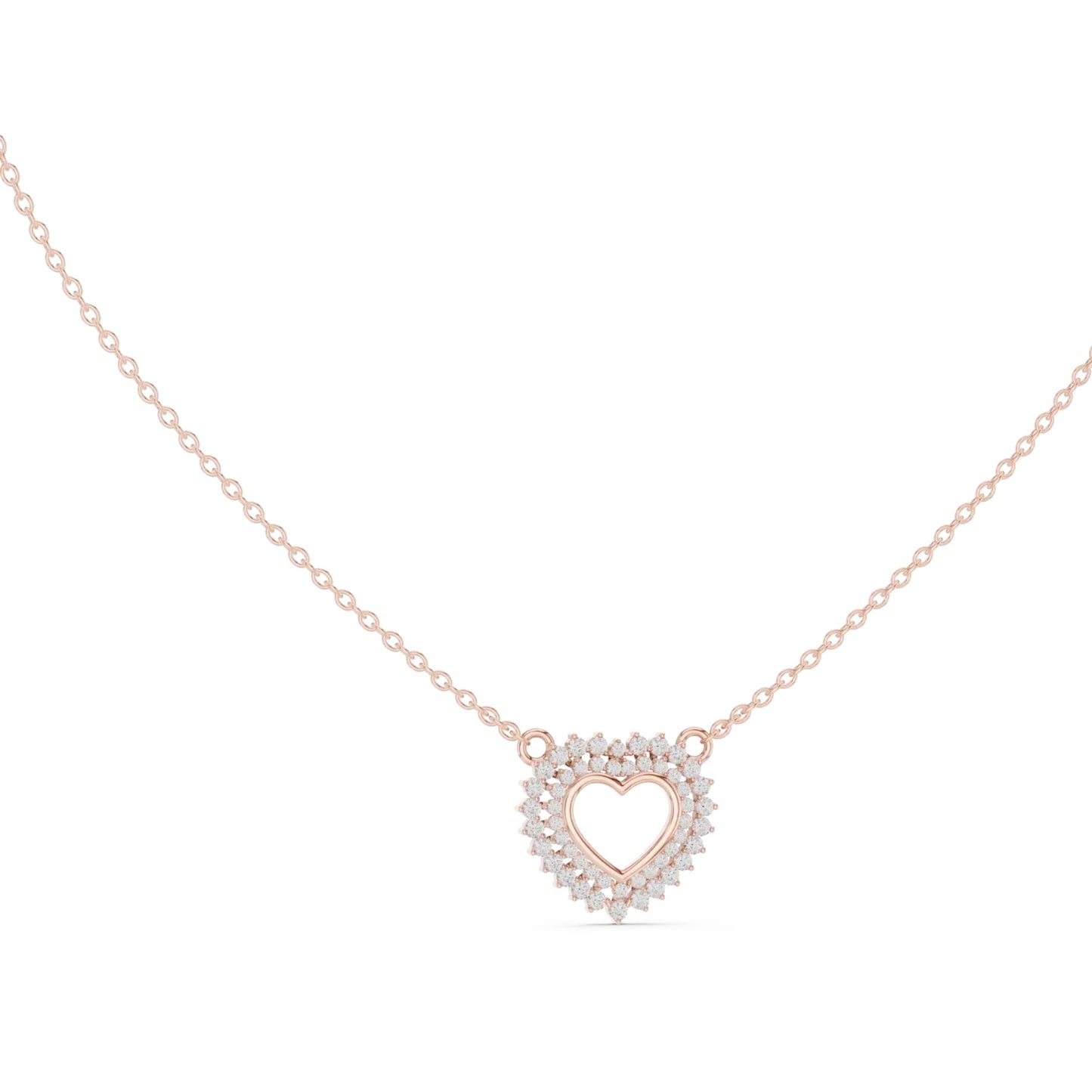 silver Love Spark necklace