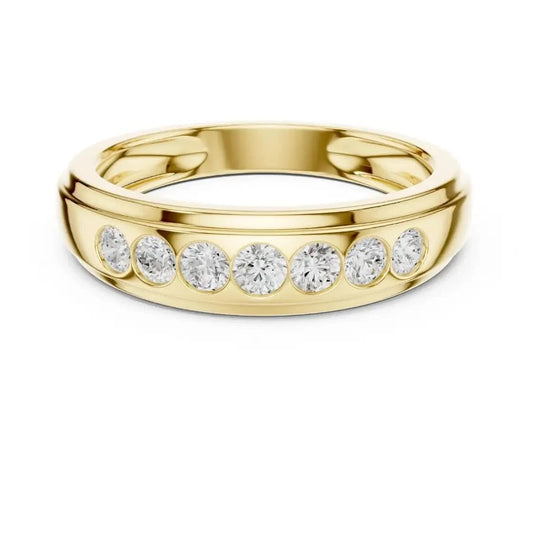 silver Stellar Glow Ring