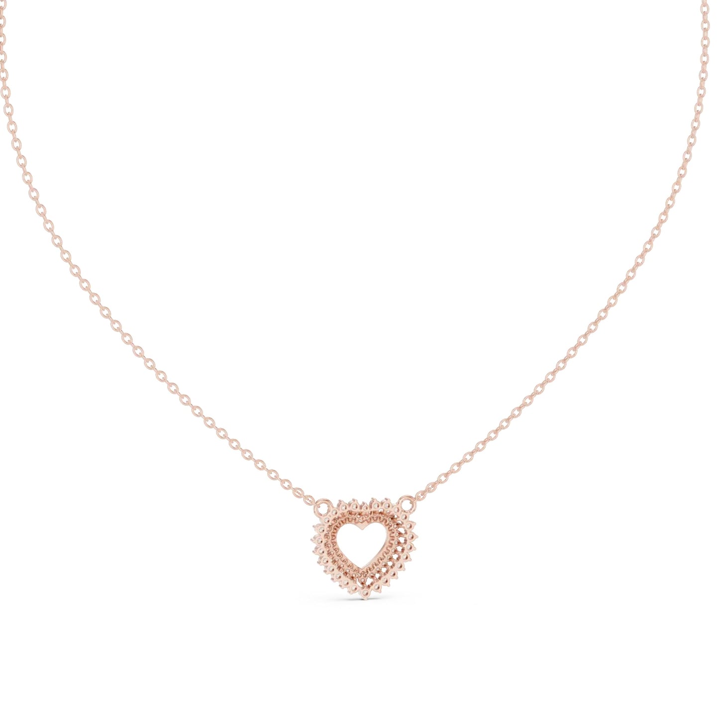 silver Love Spark necklace
