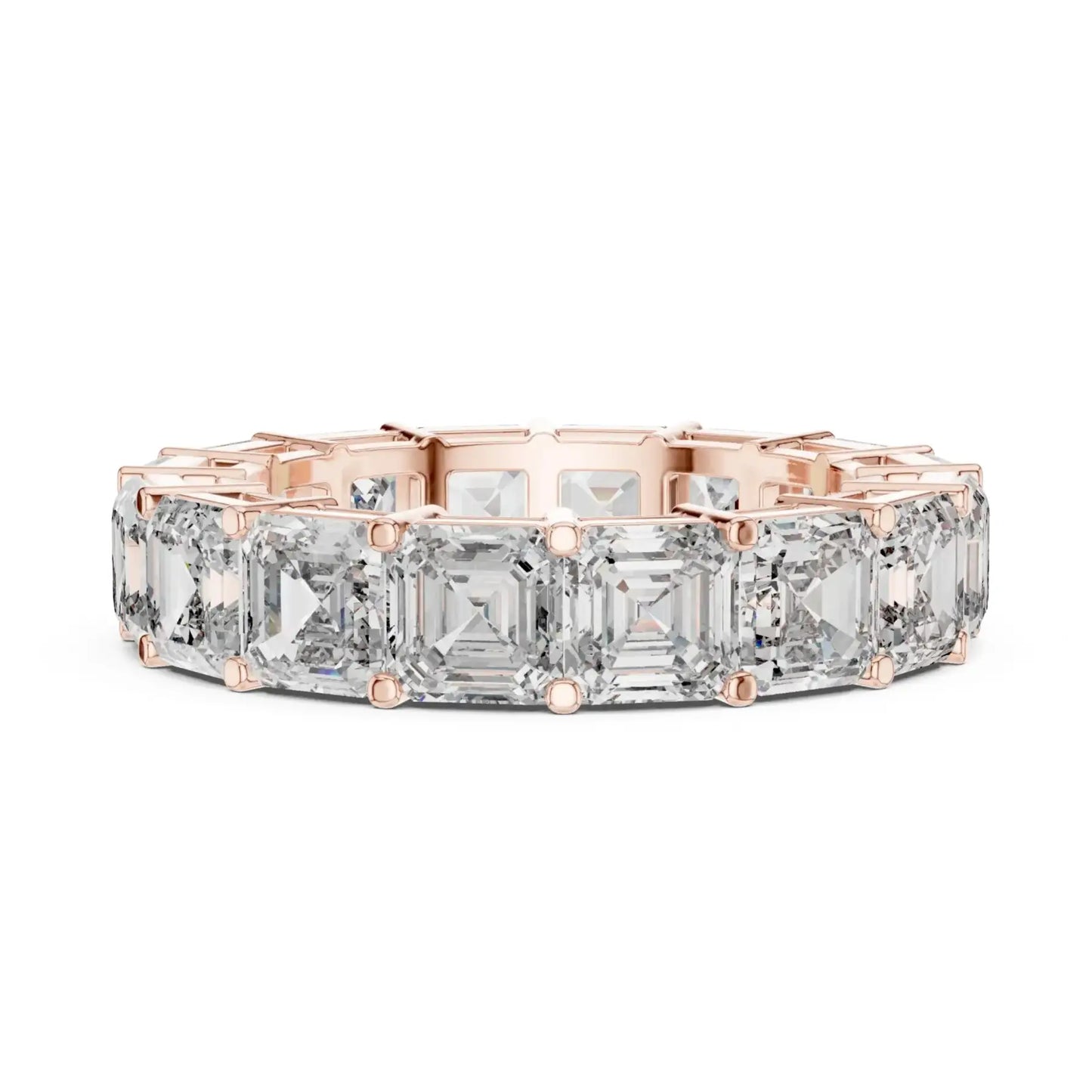 silver Royal Style Diamond Band